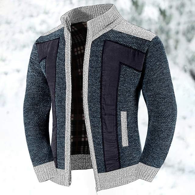Herre cardigan sweater med lynlås - Lui
