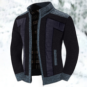 Herre cardigan sweater med lynlås - Lui