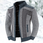 Herre cardigan sweater med lynlås - Lui