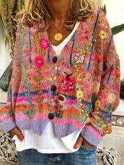 Retro cardigan til kvinder - Einn