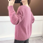 Fluffy blød sweater - Paulaa