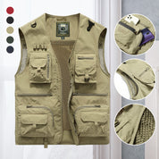 Taktisk vest | udendørs bodywarmer | alsidig bodywamer | camping, fiskeri, vandring - Warren
