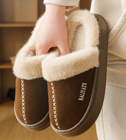 Herre fleeceforede slip-on hjemmesko - Elijah