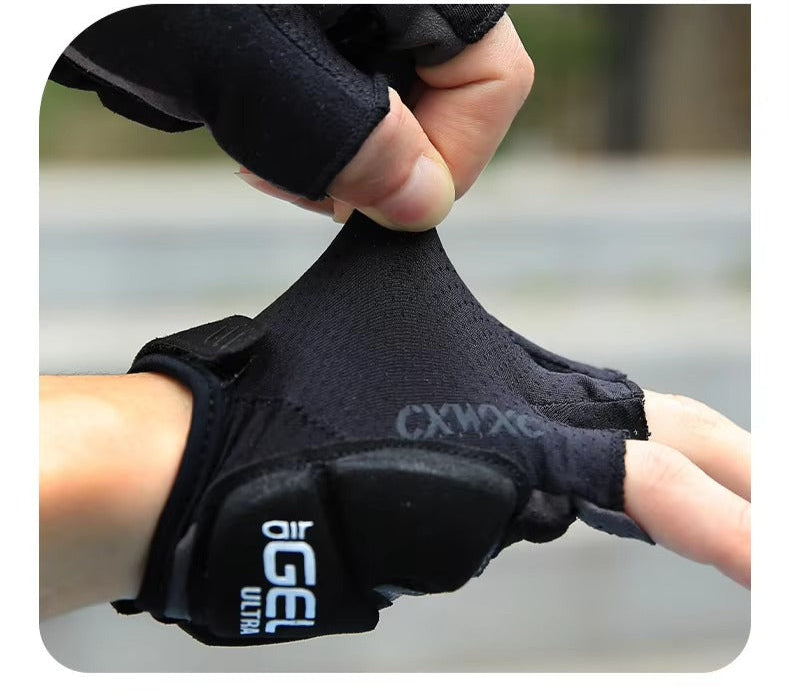 Åndbare MTB Landevejscykelhandsker med Gel Polstring - Breddi