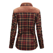 Flannel jakke til kvinder - Hasha