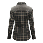Flannel jakke til kvinder - Hasha