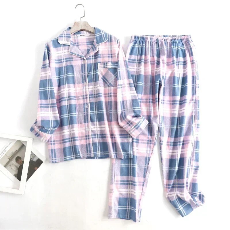 mRflKatoen-Flanel-Vrouwen-Lange-Broek-Pyjama-Sets-Voor-Nachtkleding-Plaid-Ontwerp-Losse-Herfst-En-Winter-Lange.jpg