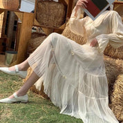 Mesh Maxi-nederdel til kvinder - Sommer- og forårslook - Marjoria