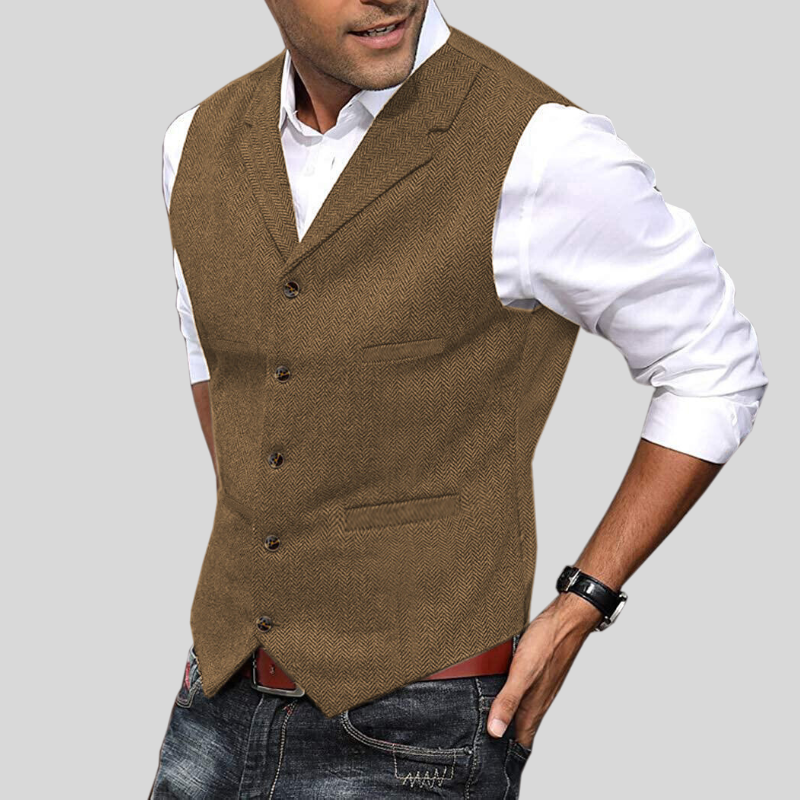 Klassisk Groomsmen Bryllup Vest - Freddom