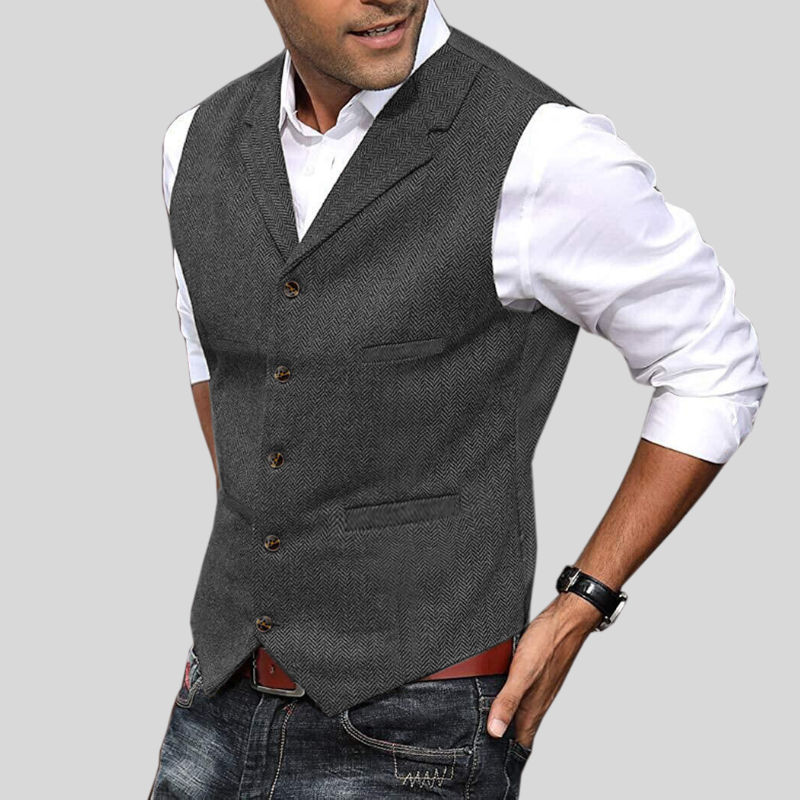 Klassisk Groomsmen Bryllup Vest - Freddom
