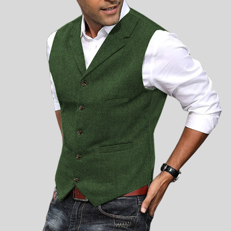 Klassisk Groomsmen Bryllup Vest - Freddom